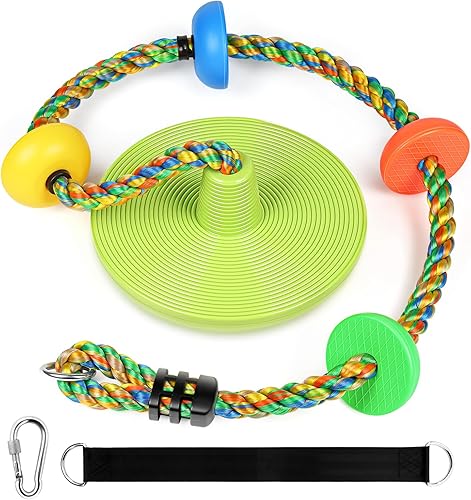ZNCMRR Cuerda de Escalada para Columpio de Árbol, Asiento de Columpios Resistente de Reemplazo para Niños, Asiento de Columpios de Escalada con