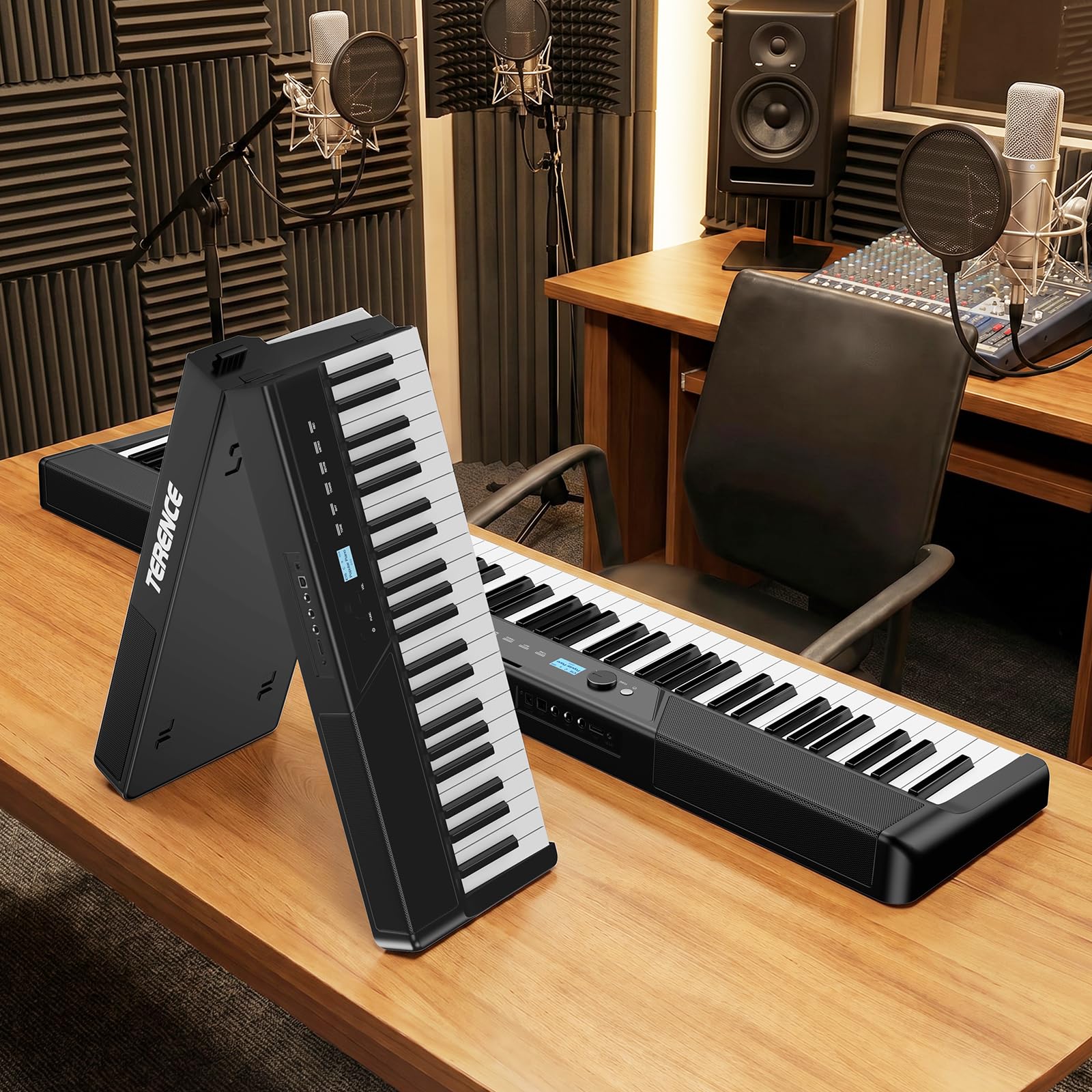 Amazon.com: TERENCE V50 Folding 88 Key Weighted Keyboard for