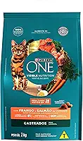 Ração Gatos Castrados PURINA ONE Frango e Salmão 2kg