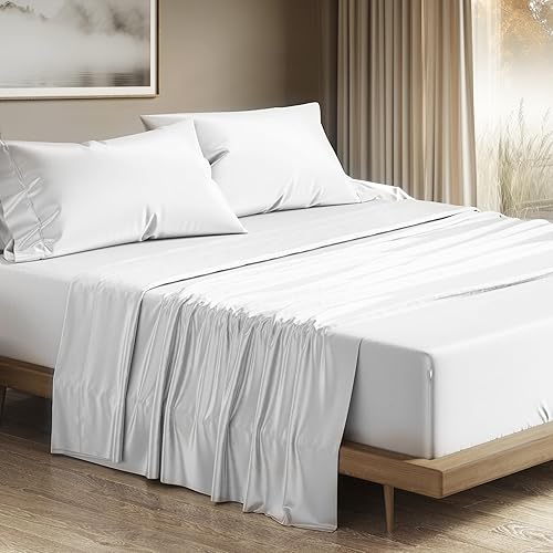 THREAD SPREAD 100% Egyptian Cotton Sheets California King Size -