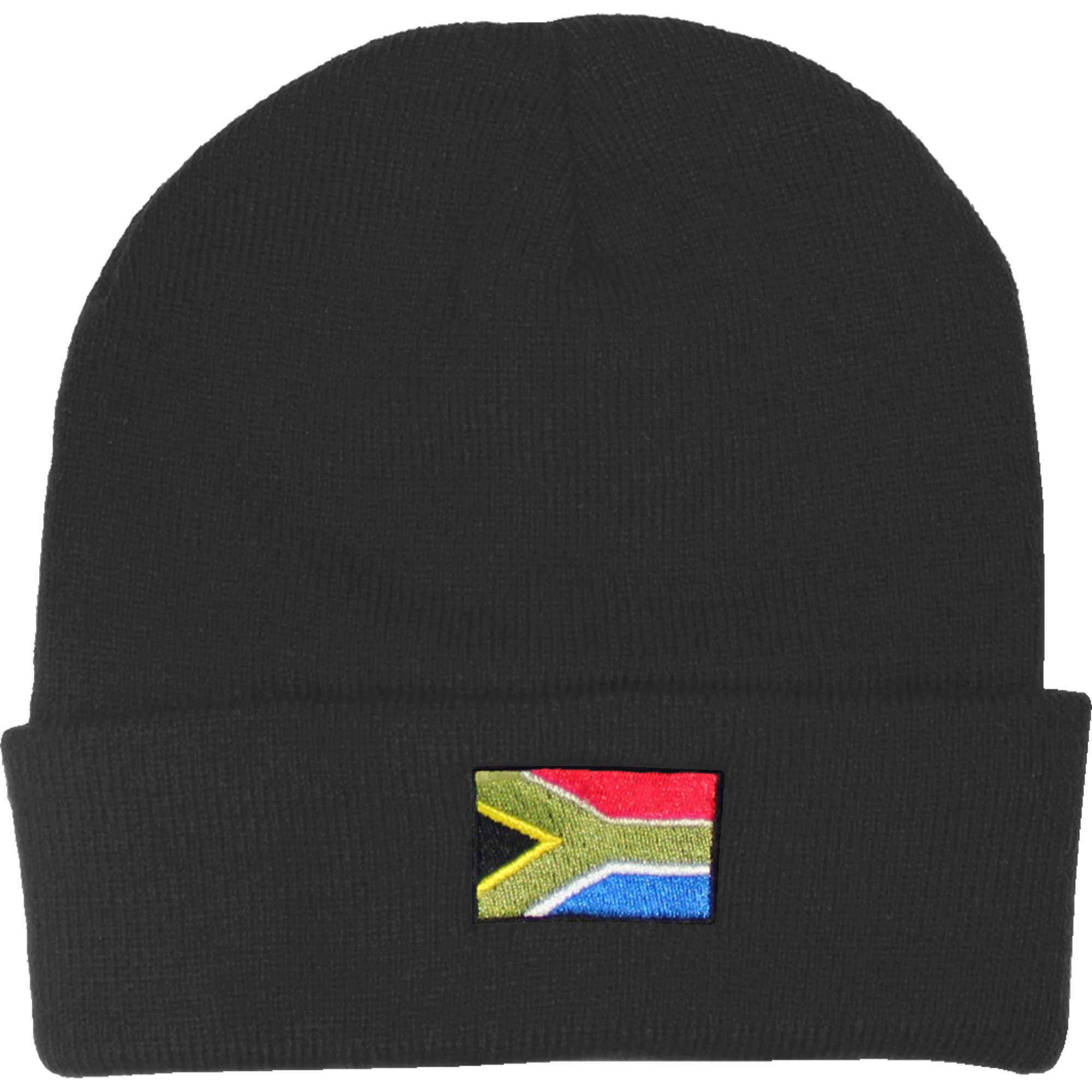 TeddyT's Men's South Africa Thermal Sports Beanie Hat (Black)
