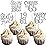 30 PCS 65th Birthday Cupcake Toppers Glitter Sixty Five Happy 65 Straight Outta 1961 Cupcake Picks for Cheers to 65 Fabulous 65th Birthday Anniversary Party Cake Decorations Supplier Silver