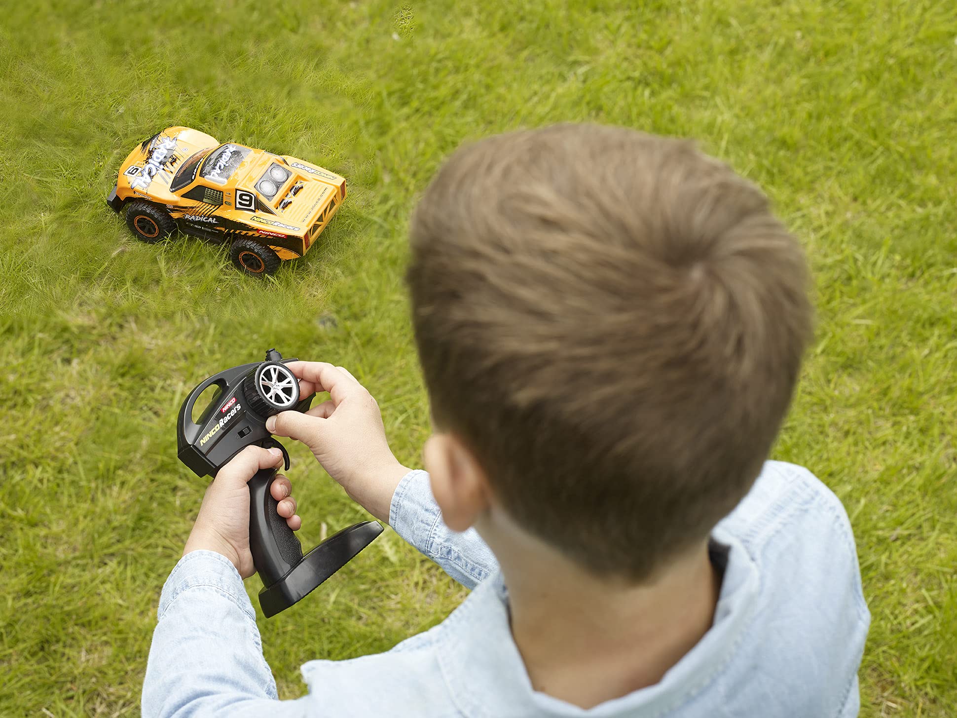 Ninco Racers NH93161, radiowy, zdalnie sterowany nadajnik samochodowy 2,4 GHz, kolor 6 lat, pomarańczowy