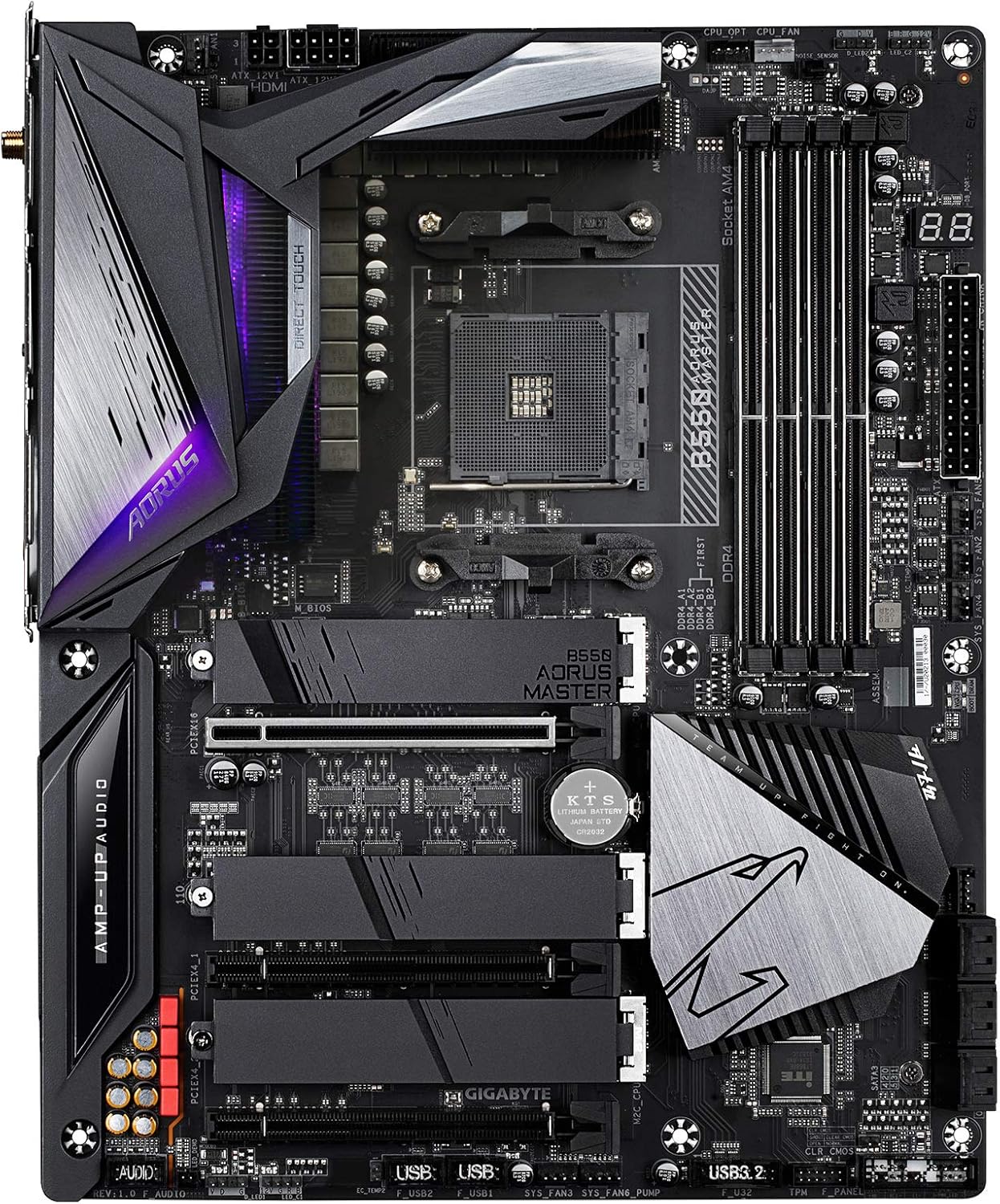Flаѕh Dеаlѕ - 60% оƒƒ GIGABYTE B550 AORUS Master (AM4 AMD/B550/ATX/Triple M.2/SATA 6Gb/s/USB 3.2 Gen 2/WiFi 6/Realtek ALC1220-Vb/Fins-Array Heatsink/RGB Fusion 2.0/DDR4/Gaming Motherboard)
