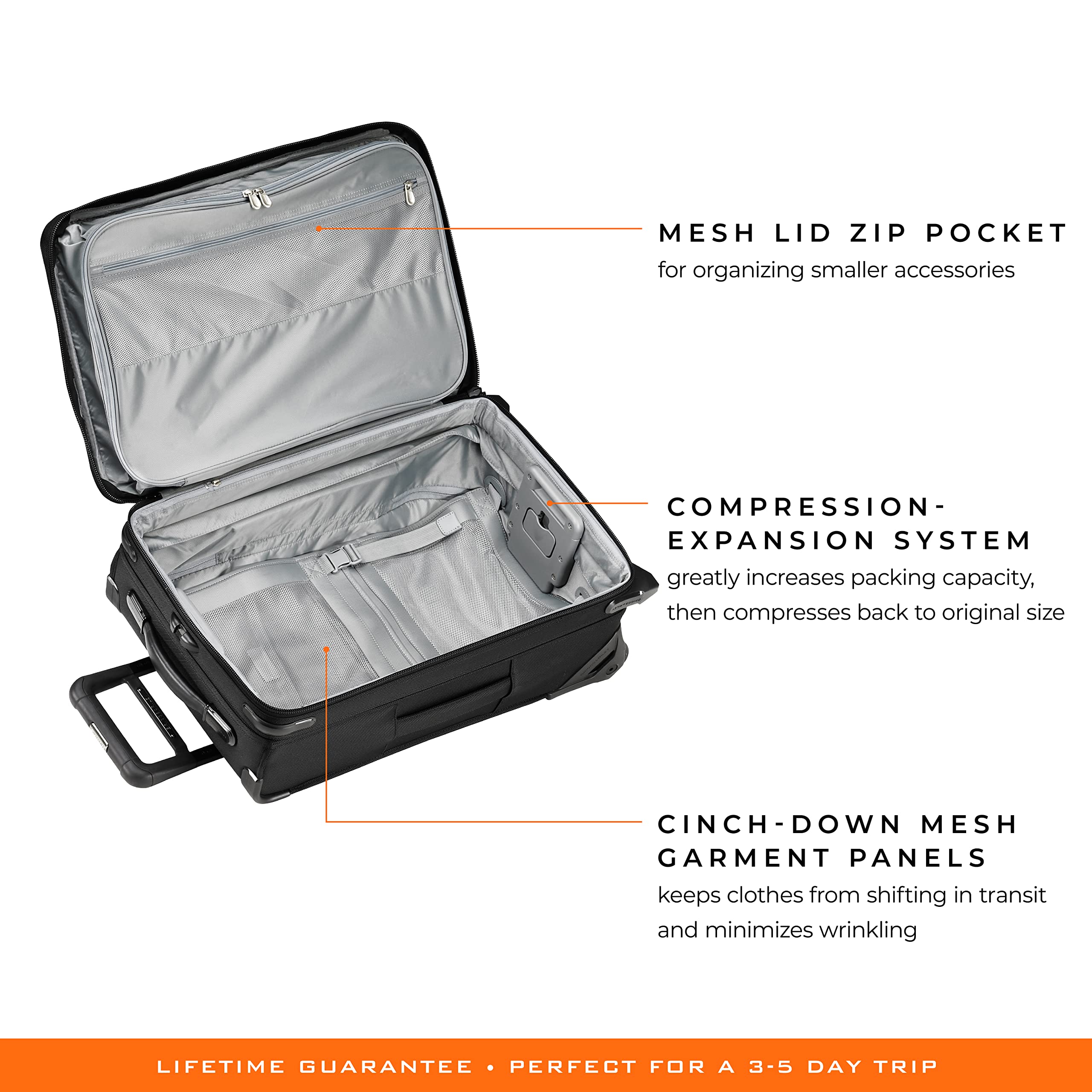 Briggs & Riley Baseline 22 inch Softside Carry On Luggage with wheels