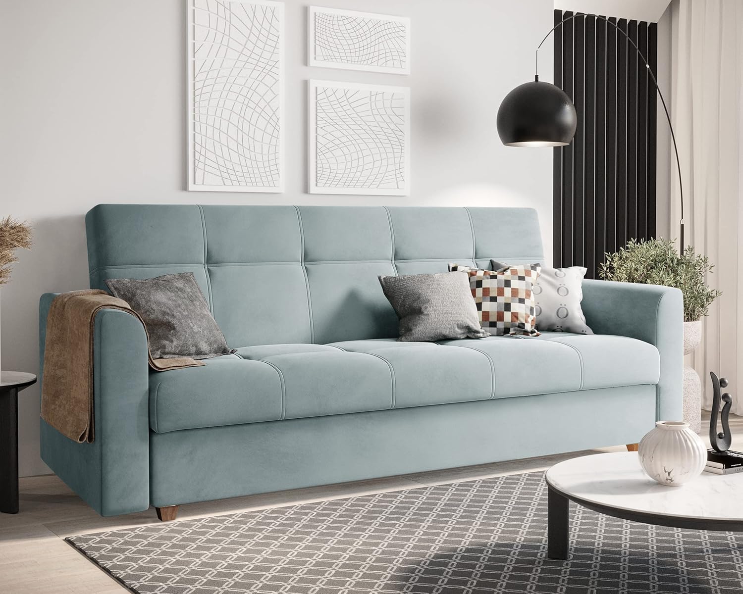 Buy Blisswood 3 Seater Sofa Bed With Storage Bed Convertible Sofa Beds