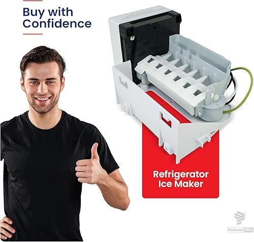 Miniatura 6 de ForeverPRO Máquina de hielo W10251076 para refrigerador Whirlpool 1871559 AH2579400 EA2579400 PS2579400