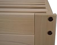 Vista 4 de KD Frames 6223-LX-T Lexington - Cama con plataforma, individual, sin terminar