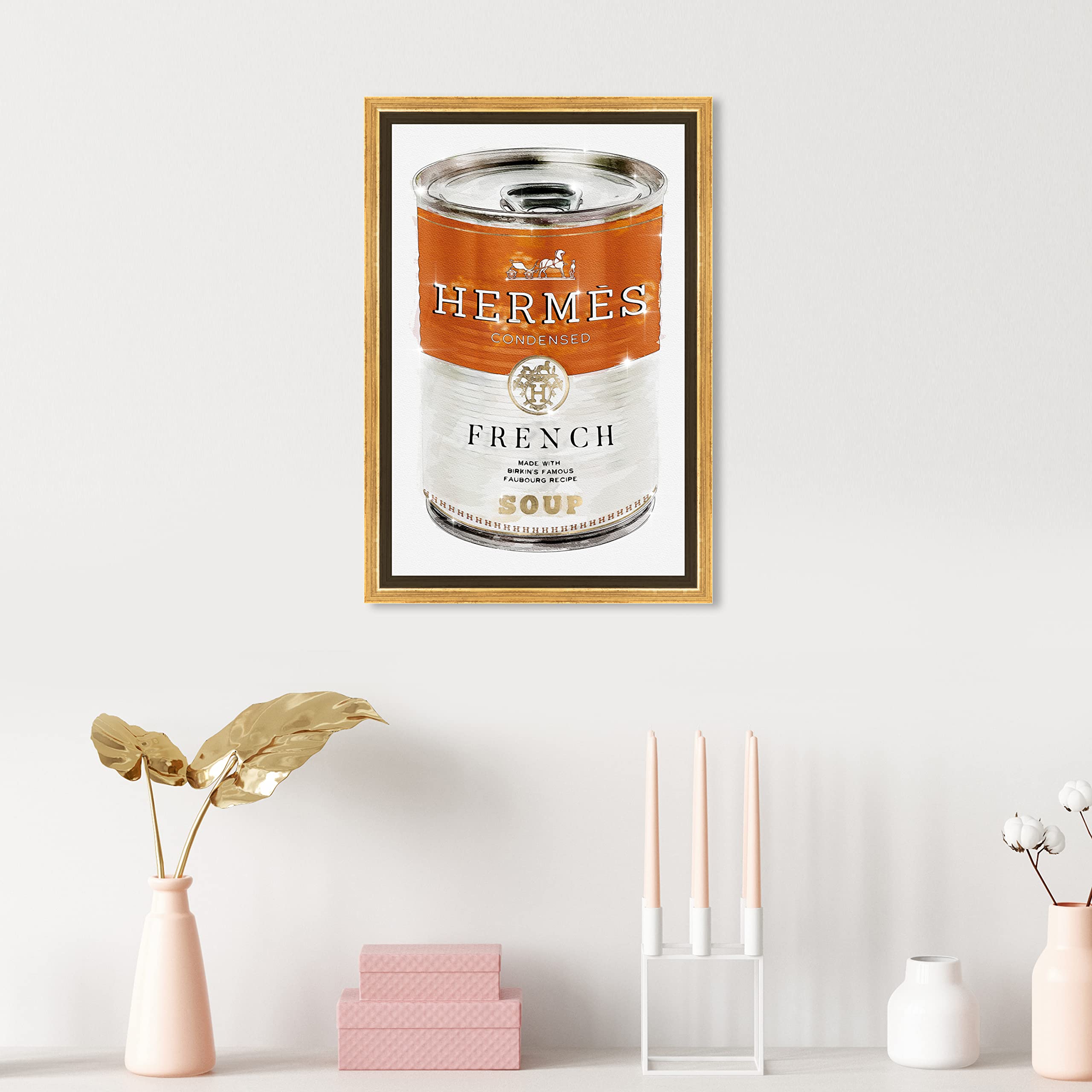 The Oliver Gal Artist Co. Fashion and Glam Framed Wall Art Canvas