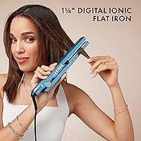 Vista 2 de Nano Titanium Ionic Hair Straightener, Professional Flat Iron For All Hair Types