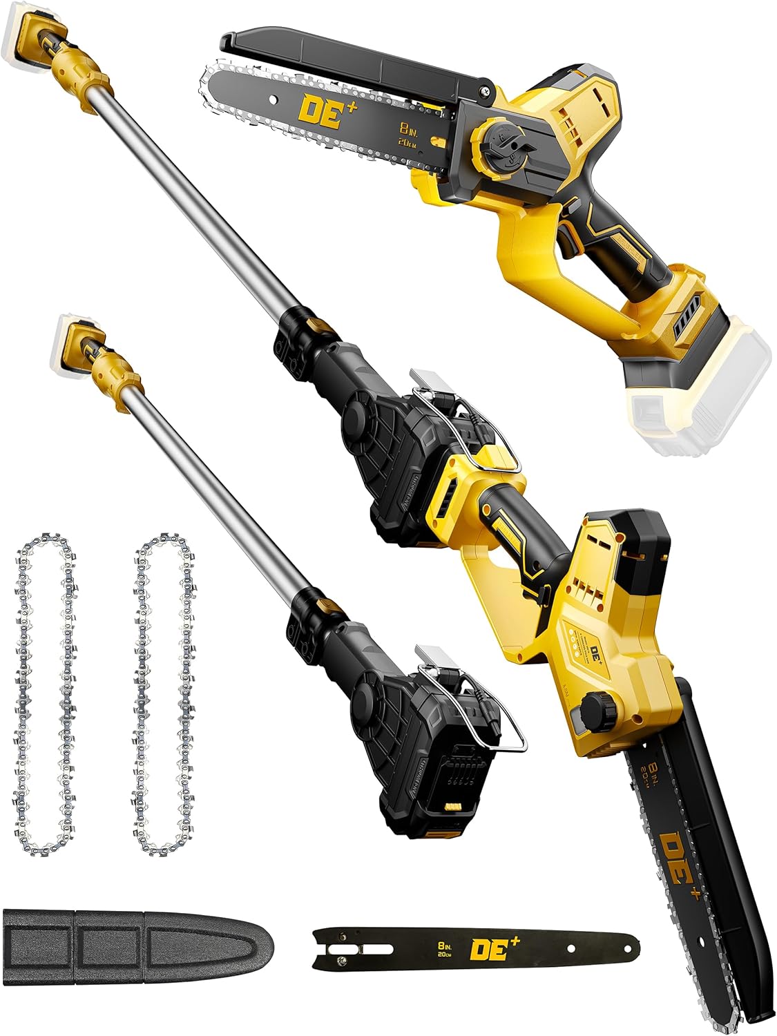 DeForce 2-in-1 Cordless Pole Saw Review: Best Battery Pole Chainsaw for Backyard Tree Trimming