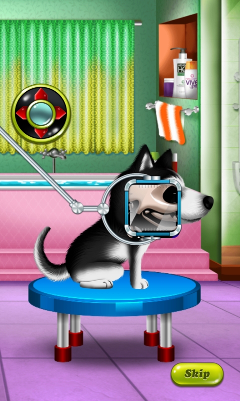Waschen und behandeln Haustiere: helfen Katzen und Welpen! Lernspiel für Kinder - Beste Spiele KOSTENLOS