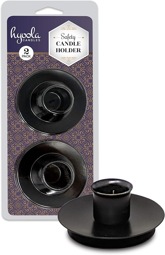 Hyoola Candle Drip Protectors Reusable Metal Safety Candle Holder Pin Holds