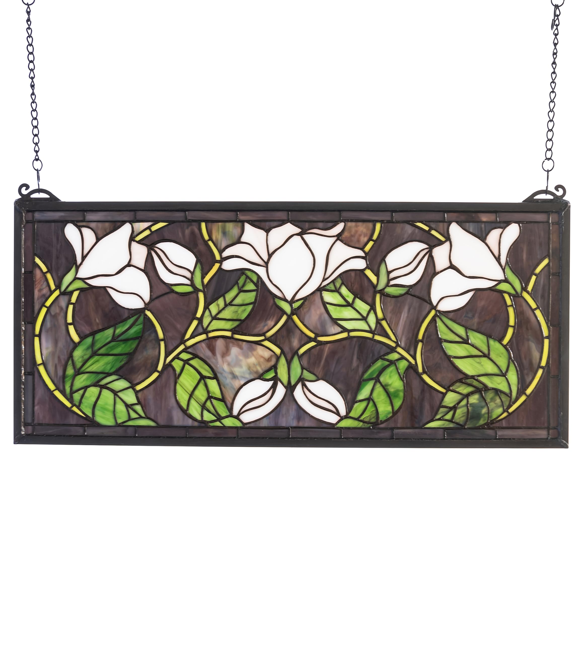 洋書 Architectural Stained Glass YTC_Wright_Saguaro_Metal_Frame