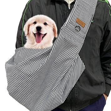 DAMIFAN pet Carrier Comfortable Dog Sling Backpack for Small Dogs and Puppy Shoulder Strap Adjustable pet Sling Carrier
