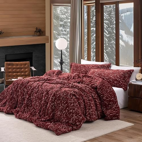 Coma Inducer Sleep Bully Oversized King Comforter Set - Fired Brick