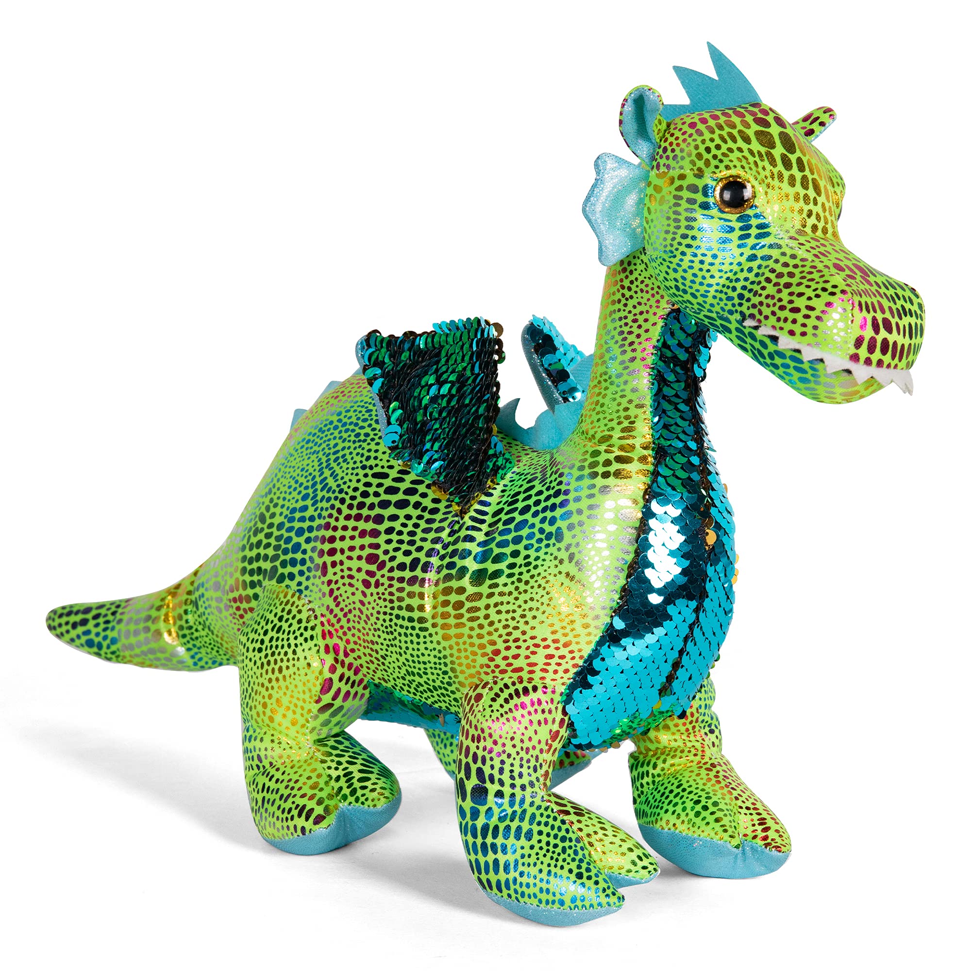 sequin dinosaur stuffed animal
