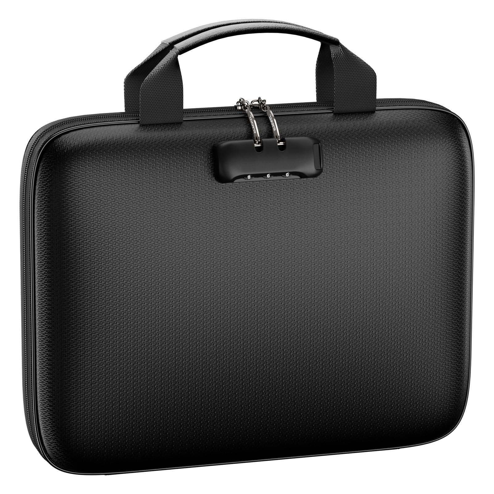 Raccoglitore organizer con 150 fogli raccoglitori, scatola ignifuga con serratura, borsa con cerniera per documenti importanti, formato lettera