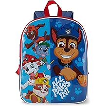 Paw Patrol Backpack for Kids 15" | Cool Bookbag for Boys | Padded Straps &amp; Large Zip Compartment | Back to School Supplies
