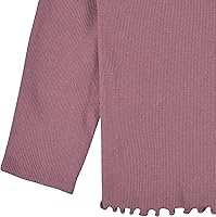 Vista 6 de Gerber Paquete de 2 camisetas de manga larga con volantes dobles para bebés y niñas