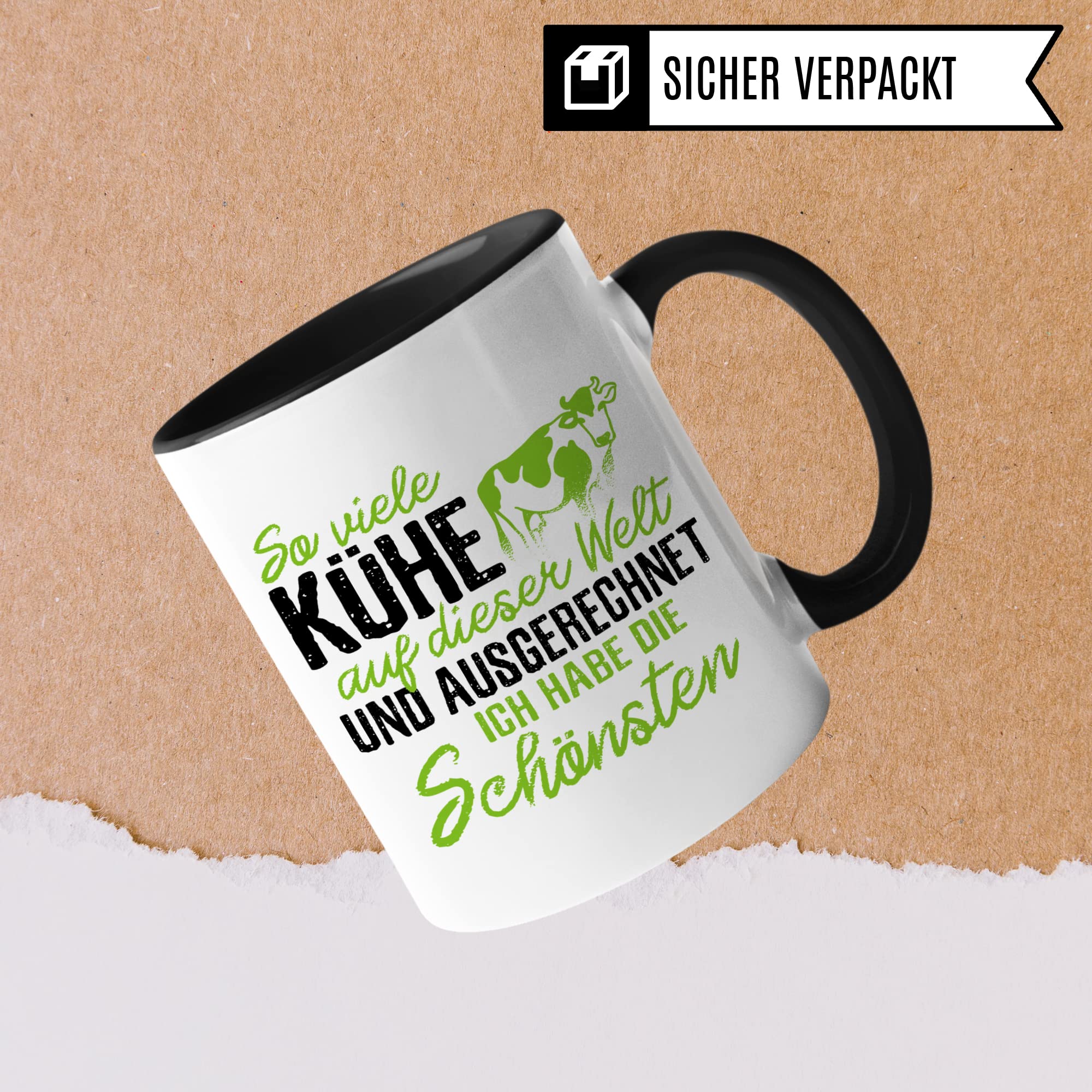 Pagma Tazza Da Caffè Per Agricoltore - 330 Ml, Ceramica, Stampata A Mano In Germania, Motivo Fattoria - 4