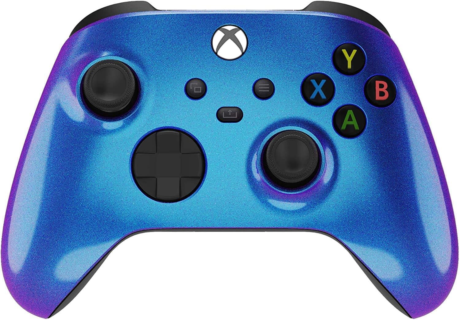Custom Controllerzz Wireless Controller for Microsoft Xbox Series X/S &amp; Xbox One - Custom Soft Touch Feel - Custom Xbox Series X/S Controller (X/S Chameleon)