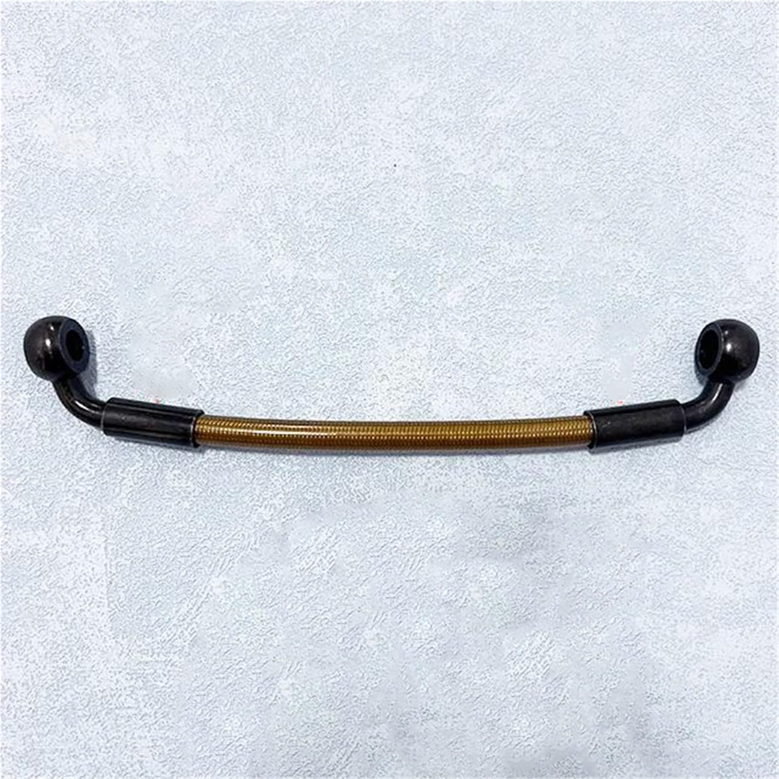 Motorcycle Brake Clutch Line 10CM-500CM Motorcycle Braided Cable Hydraulic Brake Oil Hose Line Pipe M10 Banjo 90°-90° Accessories(200CM)