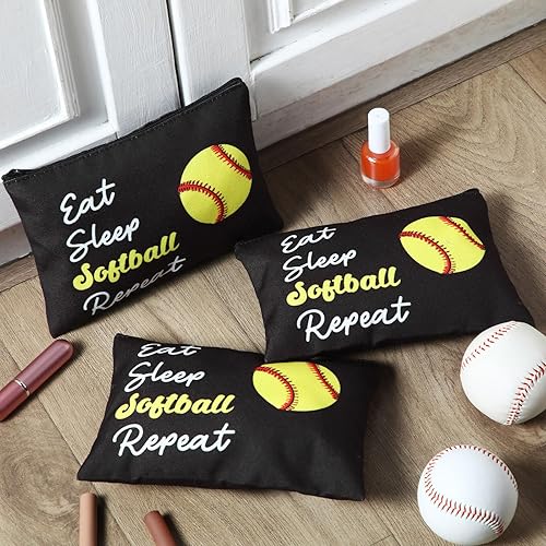 Miniatura 5 de Ziliny 12 bolsas de maquillaje, bolsa de cosméticos, regalos para niñas, bolsa portátil de lona con cremallera, organizador de artículos de tocador