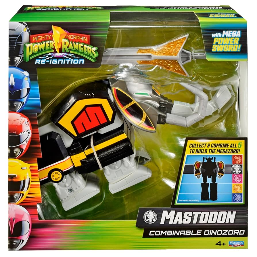 Mighty Morphin Power Rangers - Mastodon Dinozard, Figures