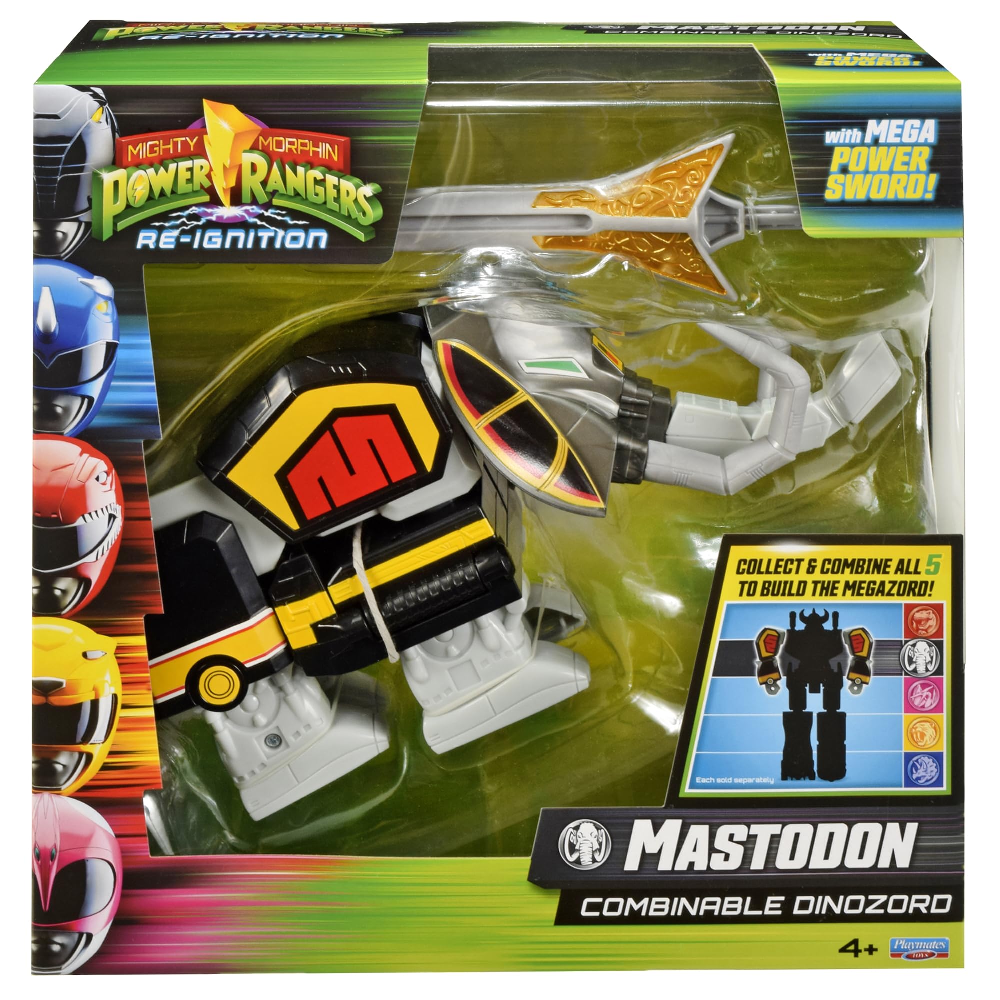 Mighty Morphin Power Rangers: Re-Ignition - Mastodon Deluxe Combinable Dinozord