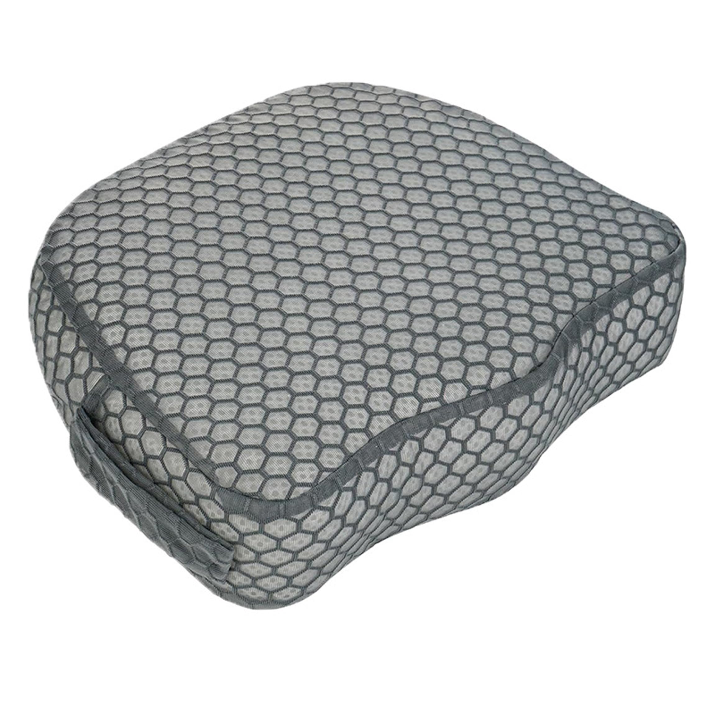 Rialzo per Vasca Idromassaggio, Cuscino Spa in Rete Quick Sink con Fodera Rimovibile, Sedile Subacqueo Antiscivolo per Adulti, 40x30, 5 cm, Grigio