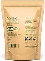 Vista 2 de Way4Organic Polvo de hoja de papaya 16 onzas (1 libra), secado de hojas verdes frescas, bueno para hacer té, extracto de jugo