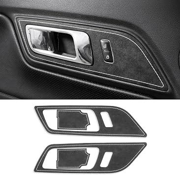 BETTERHUMZ Car Door Handle Panel Trim for Ford Mustang 2023-2015