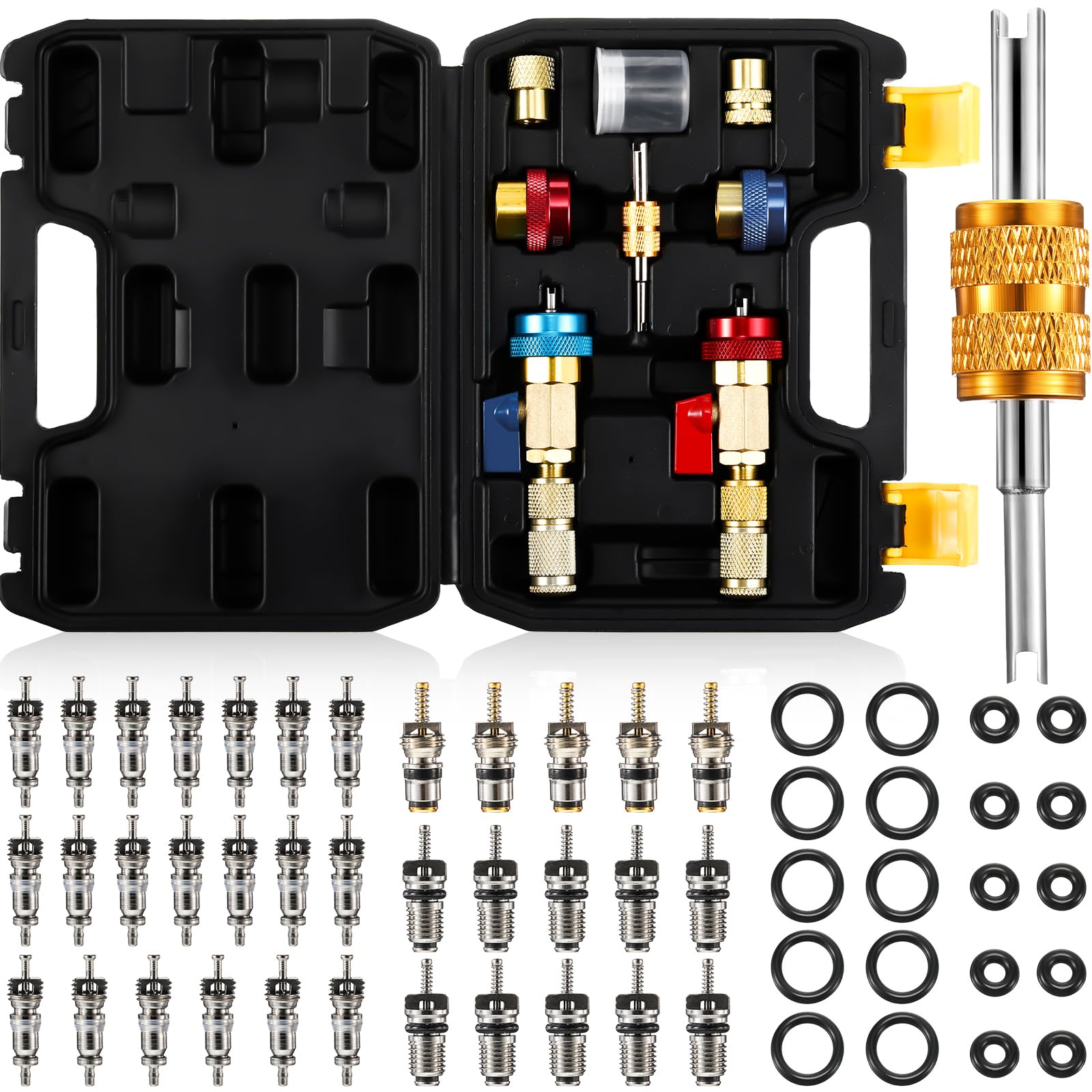 Amazon.com: Frienda R134A R1234YF Valve Core Tool 35 Pcs Air
