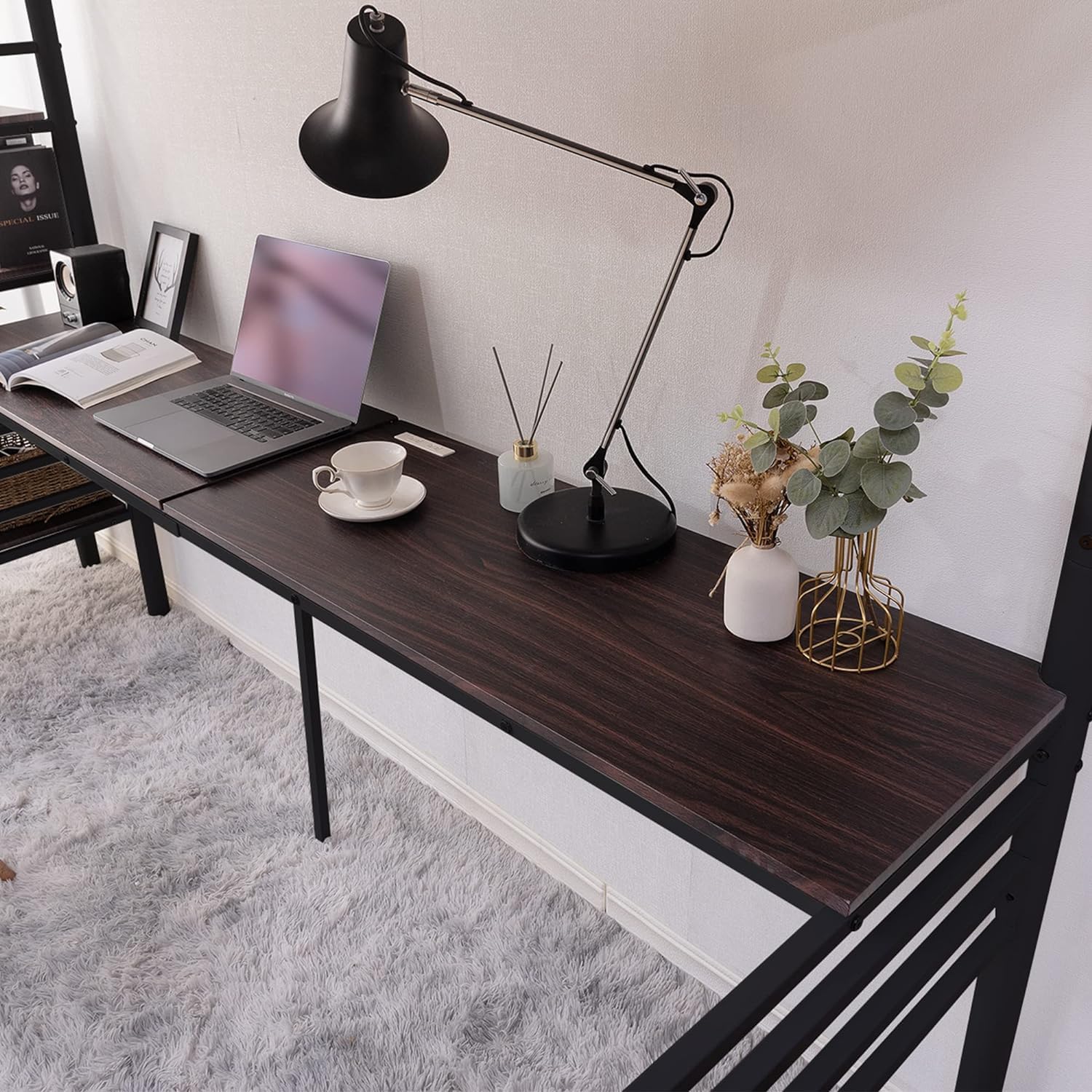 S ロフトベッド 階段付き S パイプベッド シングル コンセント付きBlack ロフトベッド 階段付き S パイプベッド シングル コンセント付き 収納