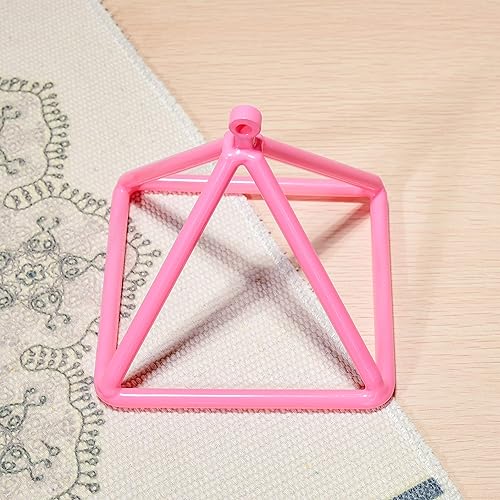 Miniatura 2 de TOPFUND Pirámide cantante de cristal rosa de 8 pulgadas con estuche de transporte de cuero artificial y cuenco cantante mazo de gamuza de cuarzo