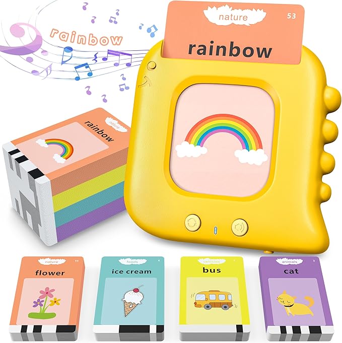 Talking Flash Cards,Kids Toddler Flash Cards with 224 Sight