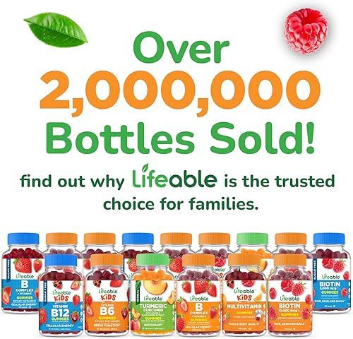 Miniatura 6 de Lifeable Gomitas de melena de león para niños  Suplemento de hongo de melena de león de gran sabor  Veganas, Kosher, gomitas de hongos para niños