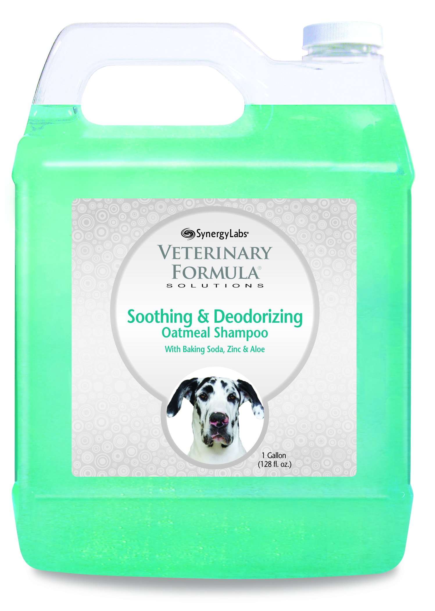 Veterinary FormulaSolutions Soothing and Deodorizing Oatmeal Shampoo for Dogs,128oz – Baking Soda, Zinc, Aloe Eliminates Odors, Cleanses, Hydrates and Heals Skin – Long-Lasting Fragrance