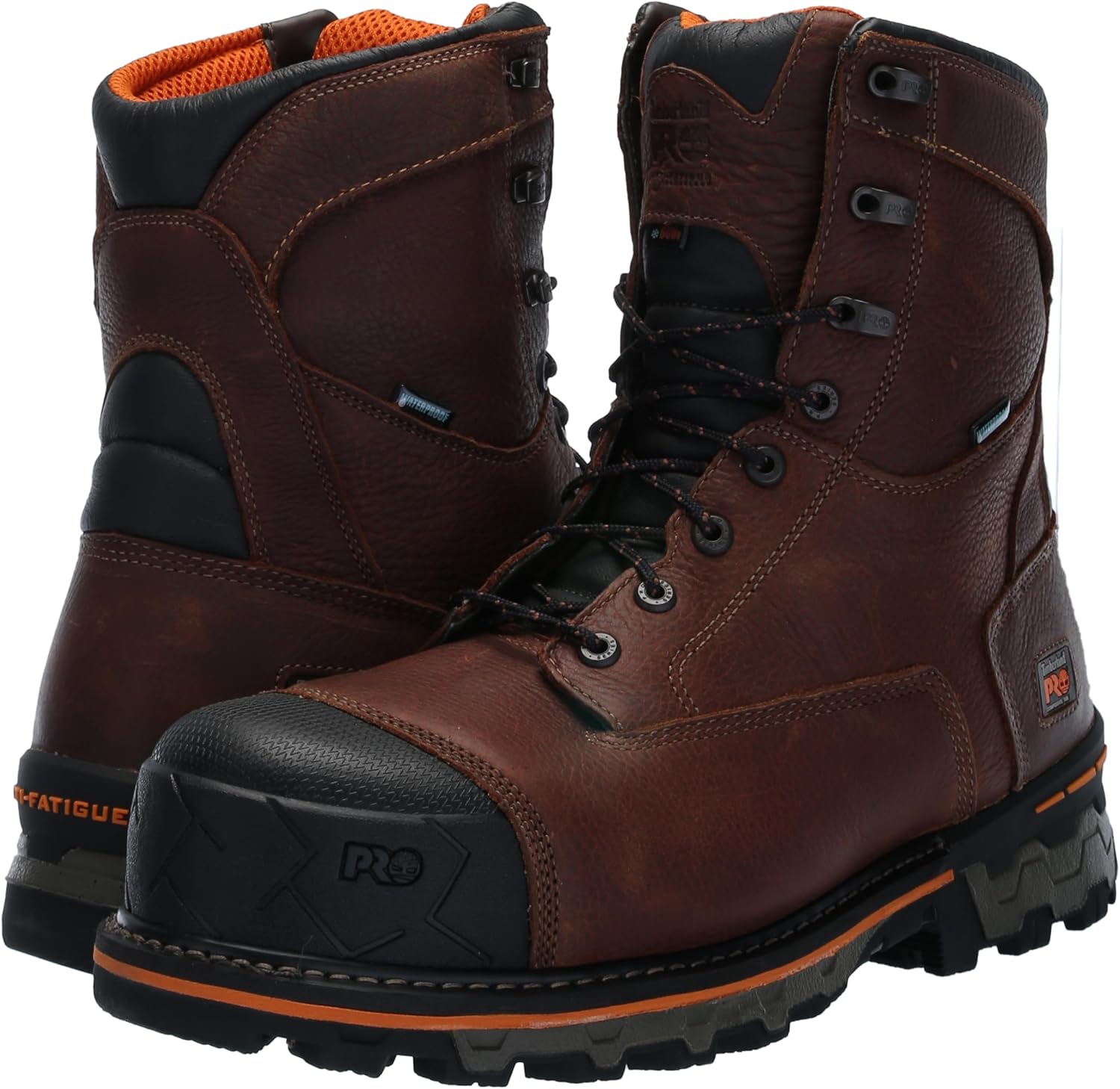 Timberland PRO Men's Boondock 8 Inch Composite Safety Toe Insulated Waterproof Industrial Work Boot, Brown-2024 NEW, 14W - Image 7