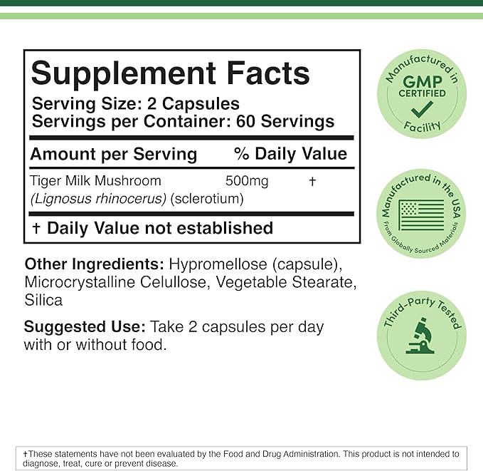 Té de Tiger Milk 120 Cápsulas miniatura 2