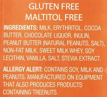 ChocoRite Milk Chocolate Bars, Peanut Butter, 5 Ounce