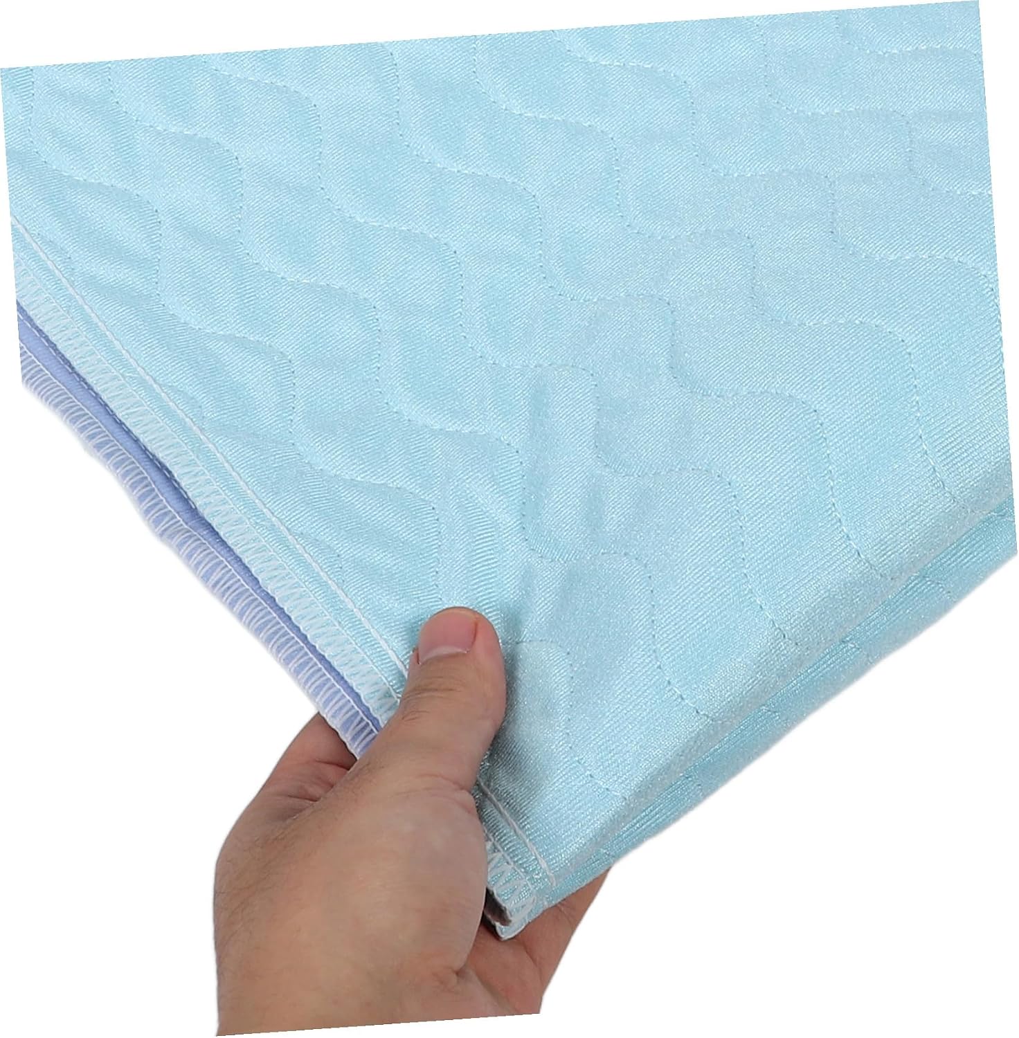 Reusable Bed Pads with Handles Soft Comfortable Mattress Protector for Incontinence Washable Firming Pad for Elderly Adults Home Care Leak-Resistant Mattress Cover
