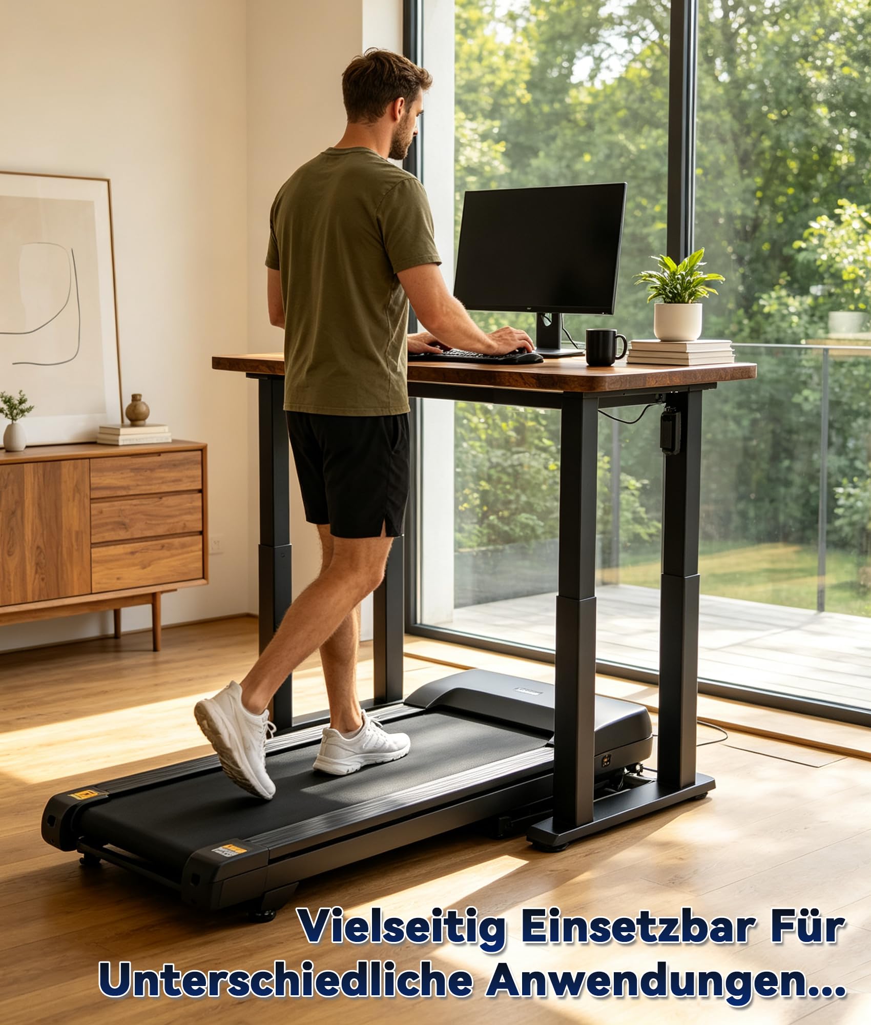 Höhenverstellbarer Schreibtisch Elektrisch mit 2 Motoren, 150Kg Schreibtisch Höhenverstellbar mit 3 Memory-Steuerung & Steh Erinnerungs & Fehlverriegelungsschutz, Schreibtisch für Zuhause,Büro