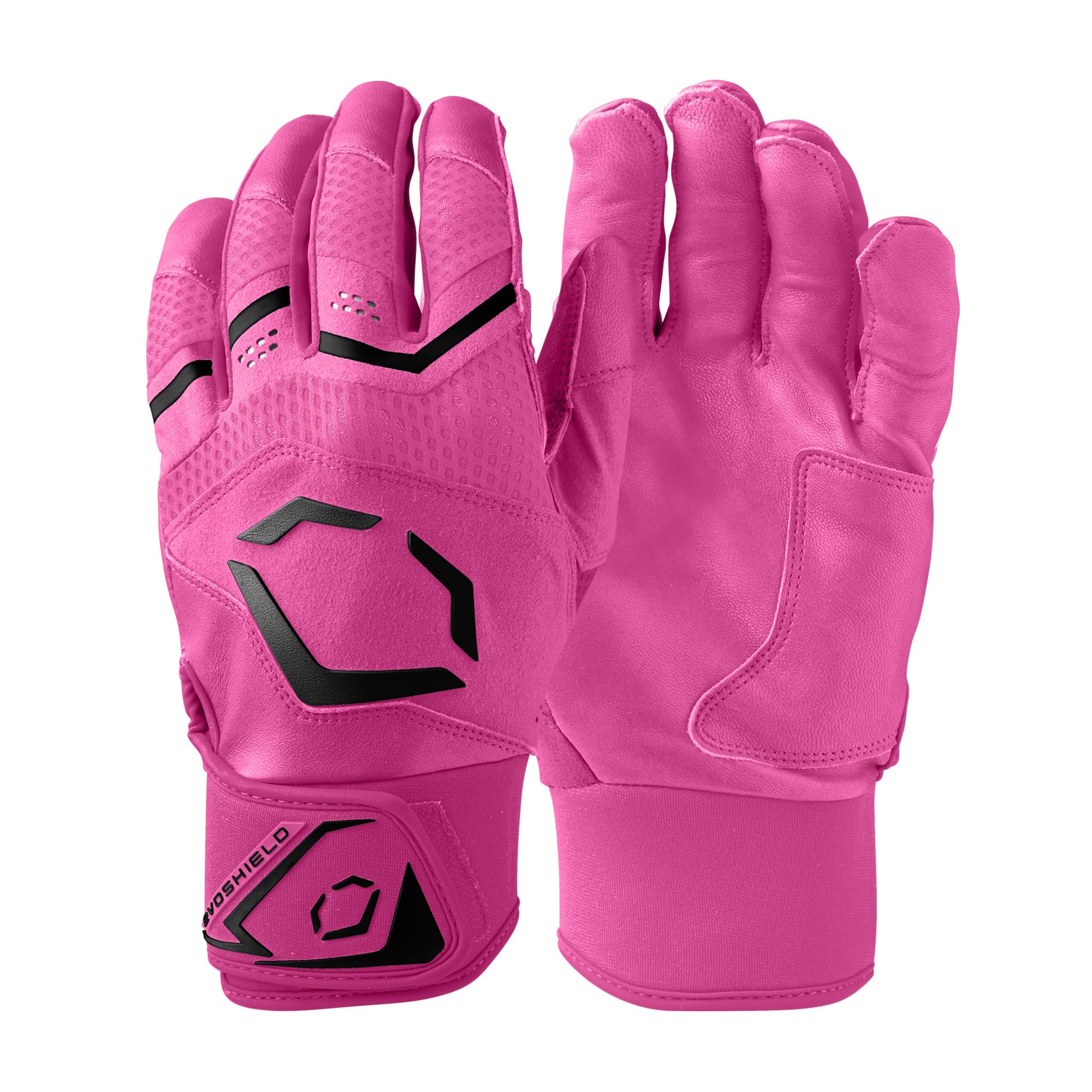 EvoShield Carbyne Adult Batting Gloves - Hot Pink, Large