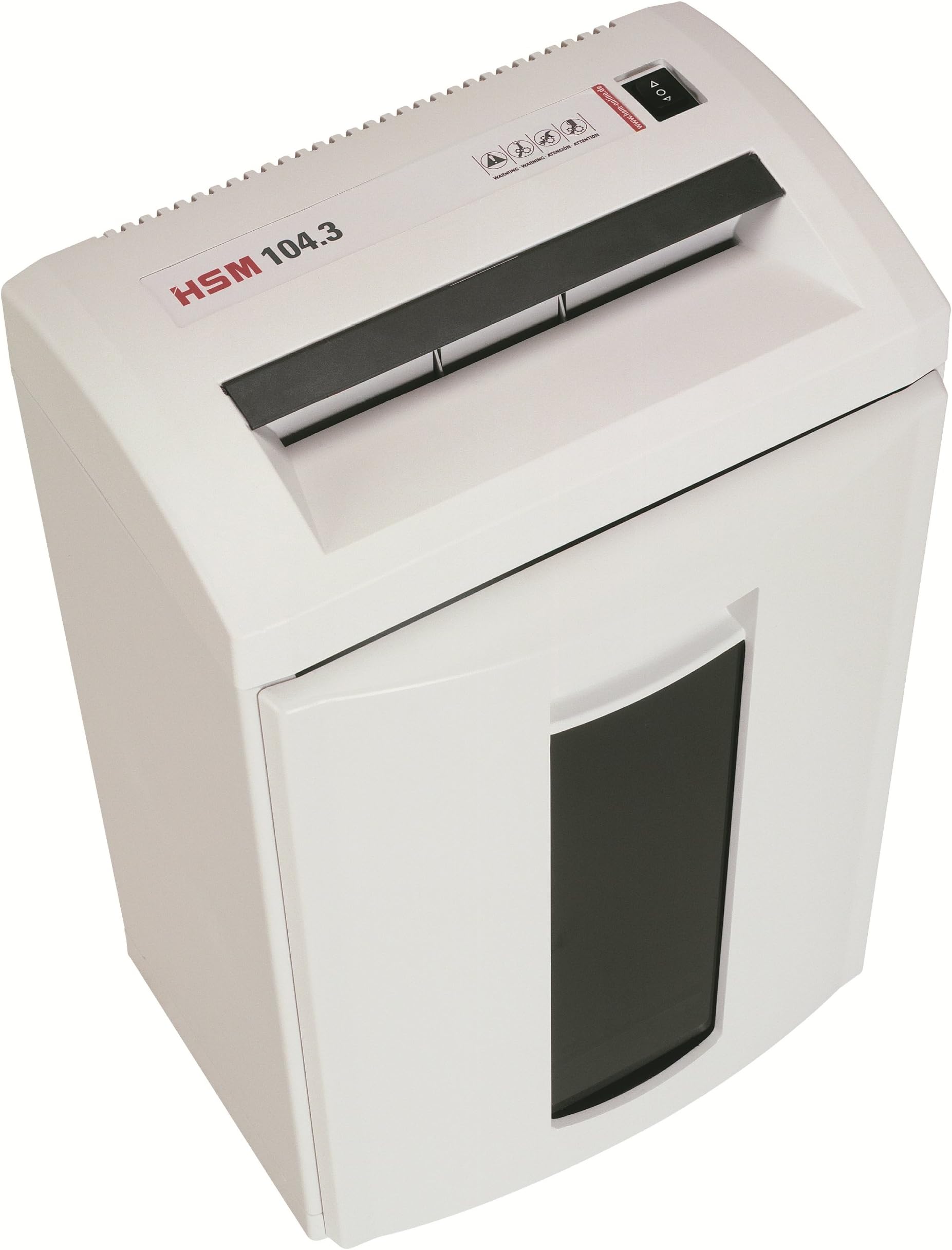 HSM Classic 104.3, 22-24 Sheet, Strip-Cut, 8.7-Gallon Capacity Shredder