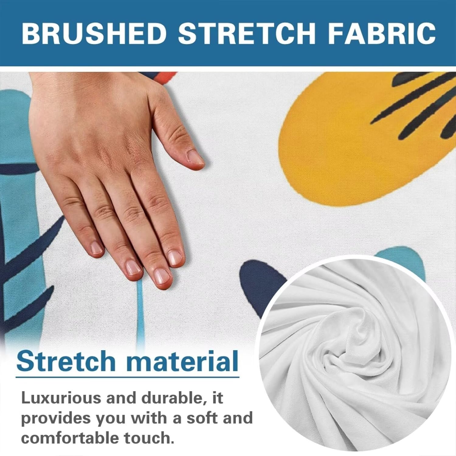 Reclining Chair Covers Slipcover Recliner Floral Chair Slip Covers Chairs Cover Armchair White with Elastic Loops for Living Rooms Stylish