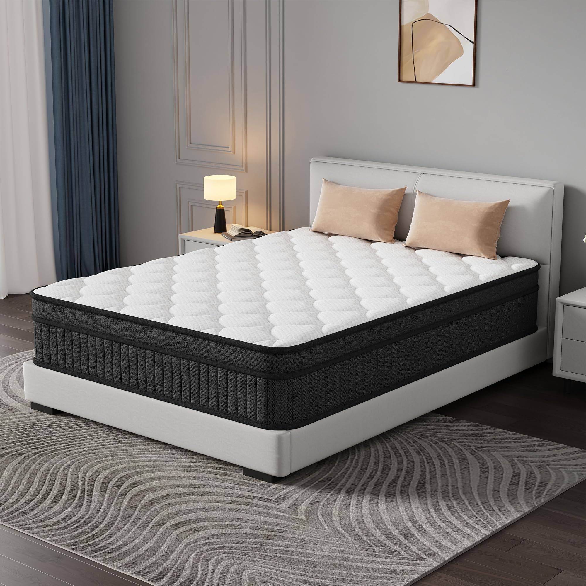 12 Inch Queen Size Hybrid Mattress