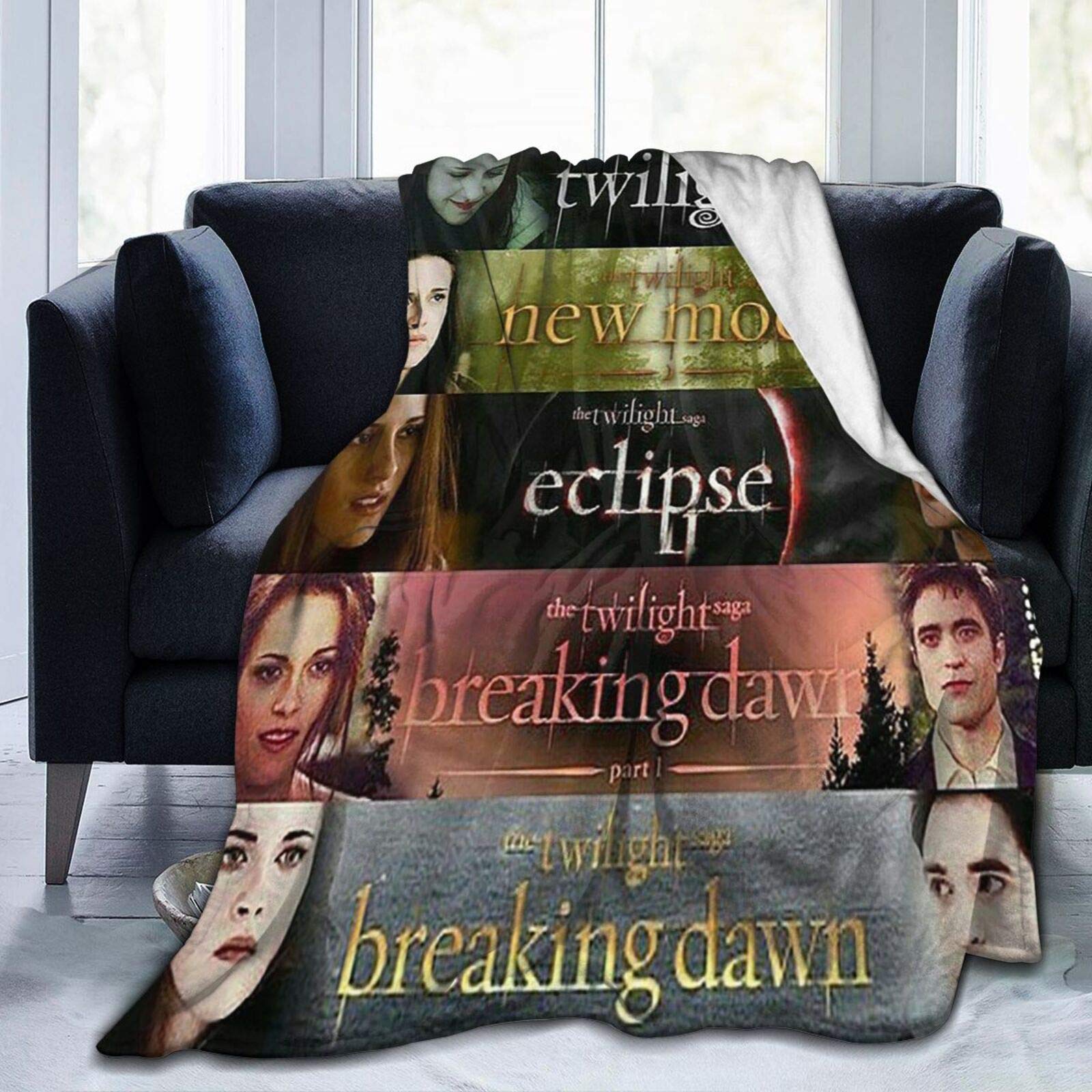 Twilight Movies Micro Fleece Bed Blankets Super Soft Cozy Luxury