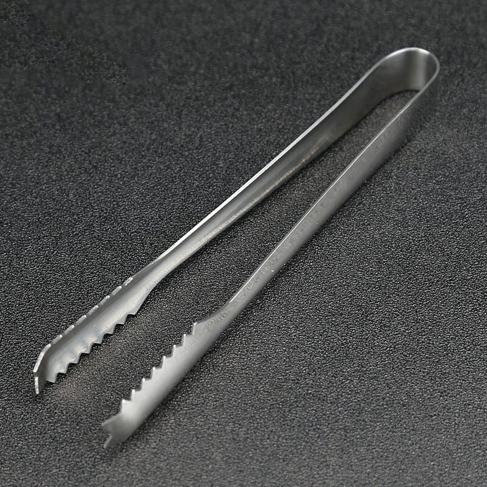 Pinzas para Hielo de Acero Inoxidable para Barbacoa, Pinzas para Pan, Alimentos, Hielo, Pinzas para Hielo, Barra, Accesorios de Cocina, Pinzas